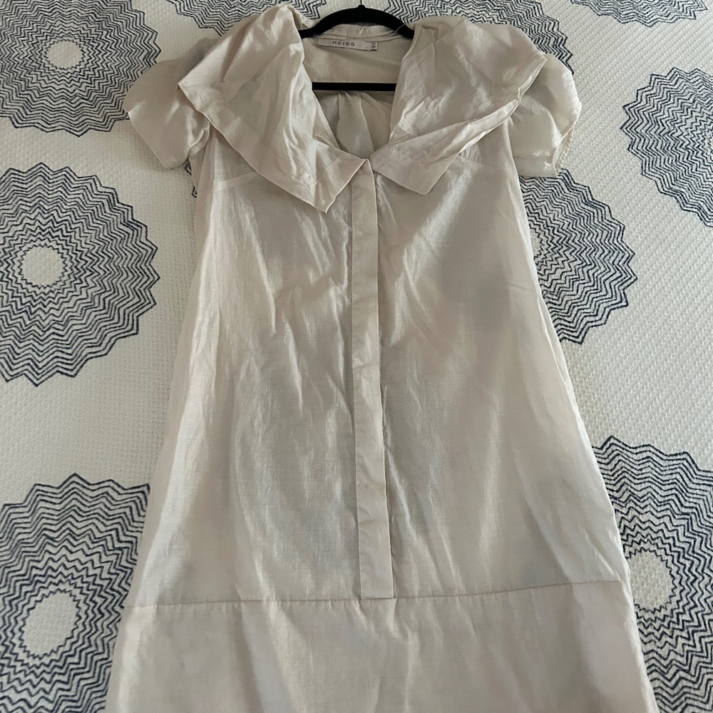 White extra fine cotton shirt or dress